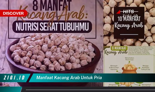Ungkap Manfaat Kacang Arab untuk Pria yang Jarang Diketahui