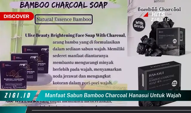 Temukan 9 Khasiat Sabun Bamboo Charcoal Hanasui untuk Wajah yang Jarang Diketahui